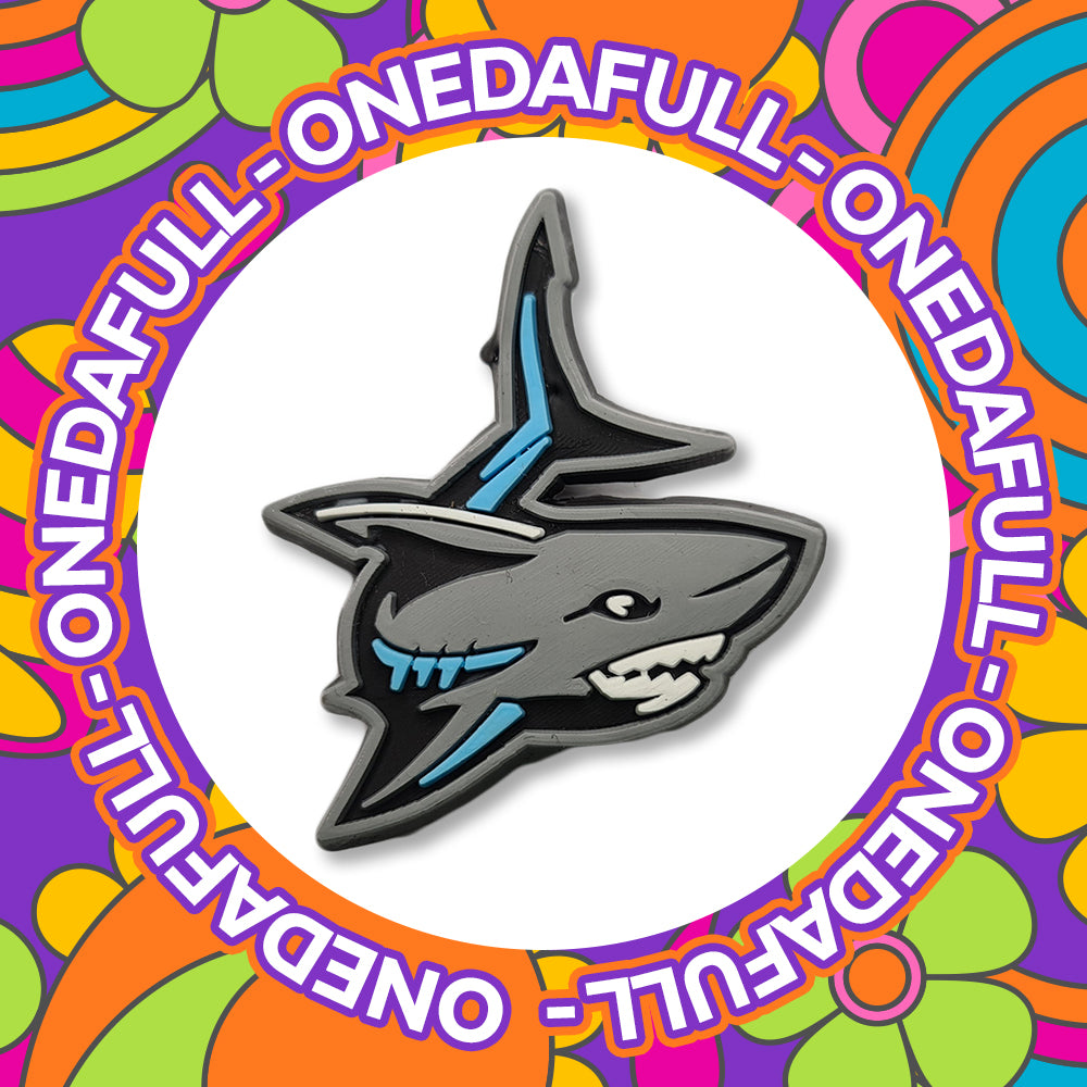 SUPER CUTE Aggressive Great White Shark Charm To Fit Crocs/Clogs - Mammal