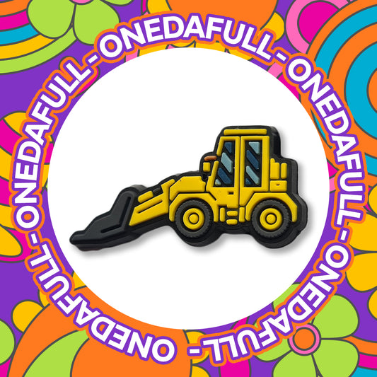 Excavator Digger Croc Charm: Construction Clog Decoration