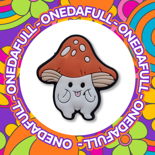 Super Cute Cheeky Toadstool Mushroom Charm To Fit Crocs