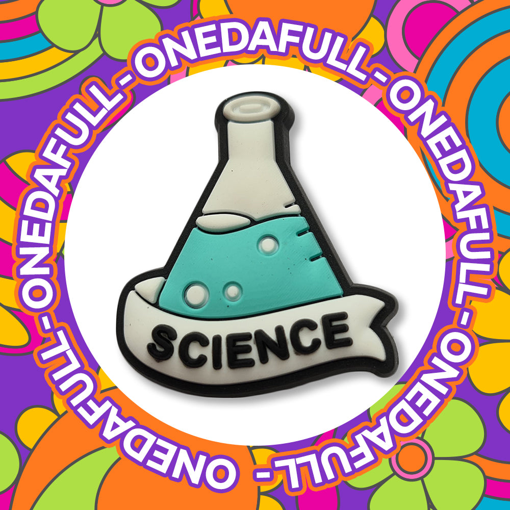 SUPER CUTE Chemistry Blue Potion Bottle Charm To Fit Crocs/Clogs - Science
