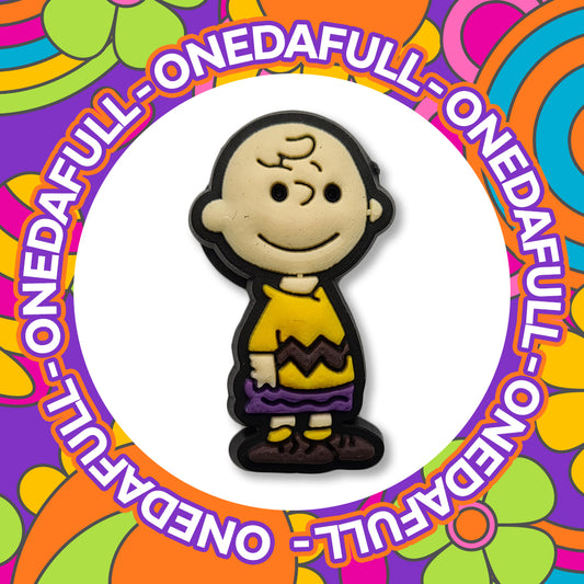CARTOON - Peanuts Charlie Brown - Charms For Crocs / Shoes - PVC - CUTE - 3D