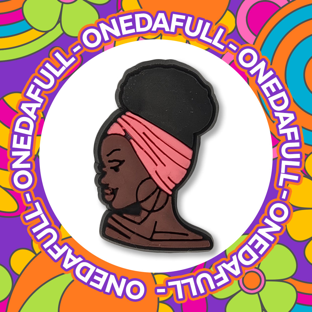 Black Queen Croc Charm