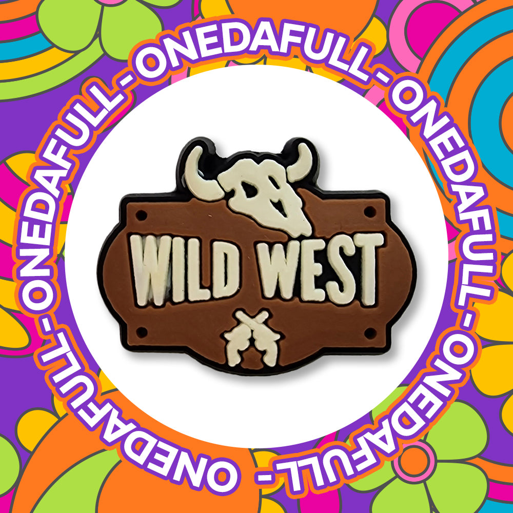Super Cute Wild West Cowboy Horse Riding Croc Charm