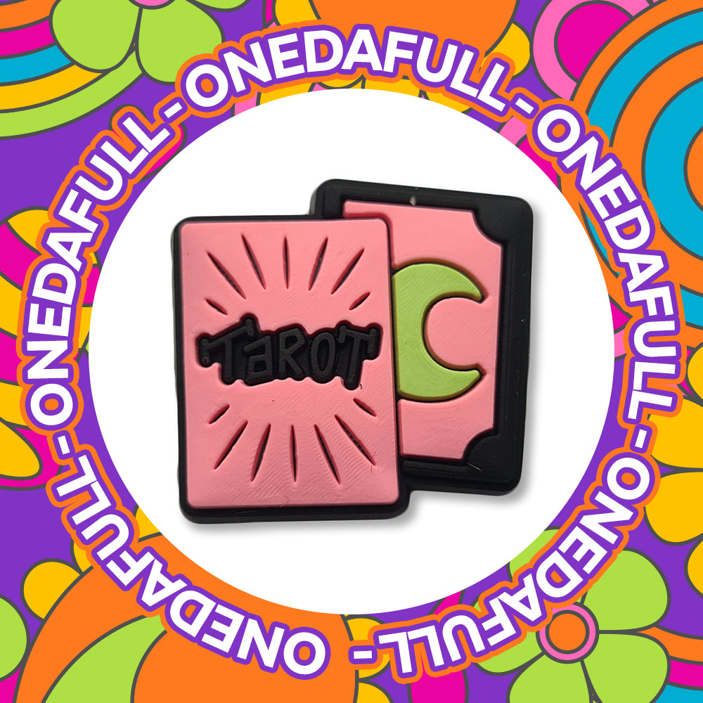 Fairy Tarot Card Croc Charm: 3D Magic Spell Shoe Decoration