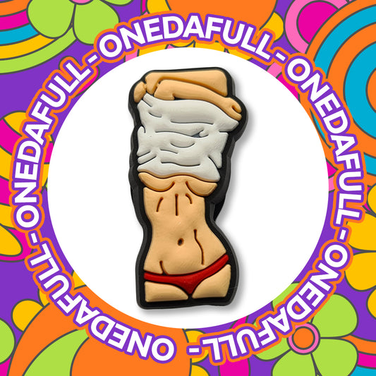 Super Sexy Hot Woman Body Baddy - Charm To Fit Crocs/Clogs - Funny