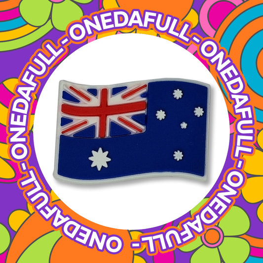 Super Cute Australia Flag Croc Charm - Travel Country