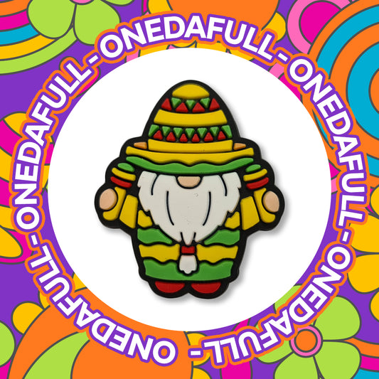 Super Cute Mexican GONK Baby Charm To Fit Crocs/Clogs - Magical WIZARD Gnome