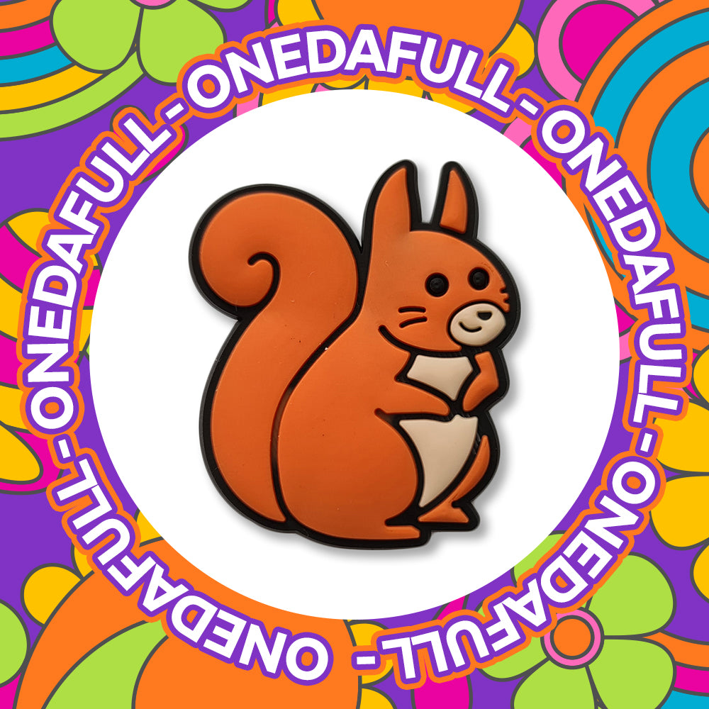 Super Cute Baby Red Ginger Squirrel Charm To Fit Crocs/Clogs - PRETTY - Animal