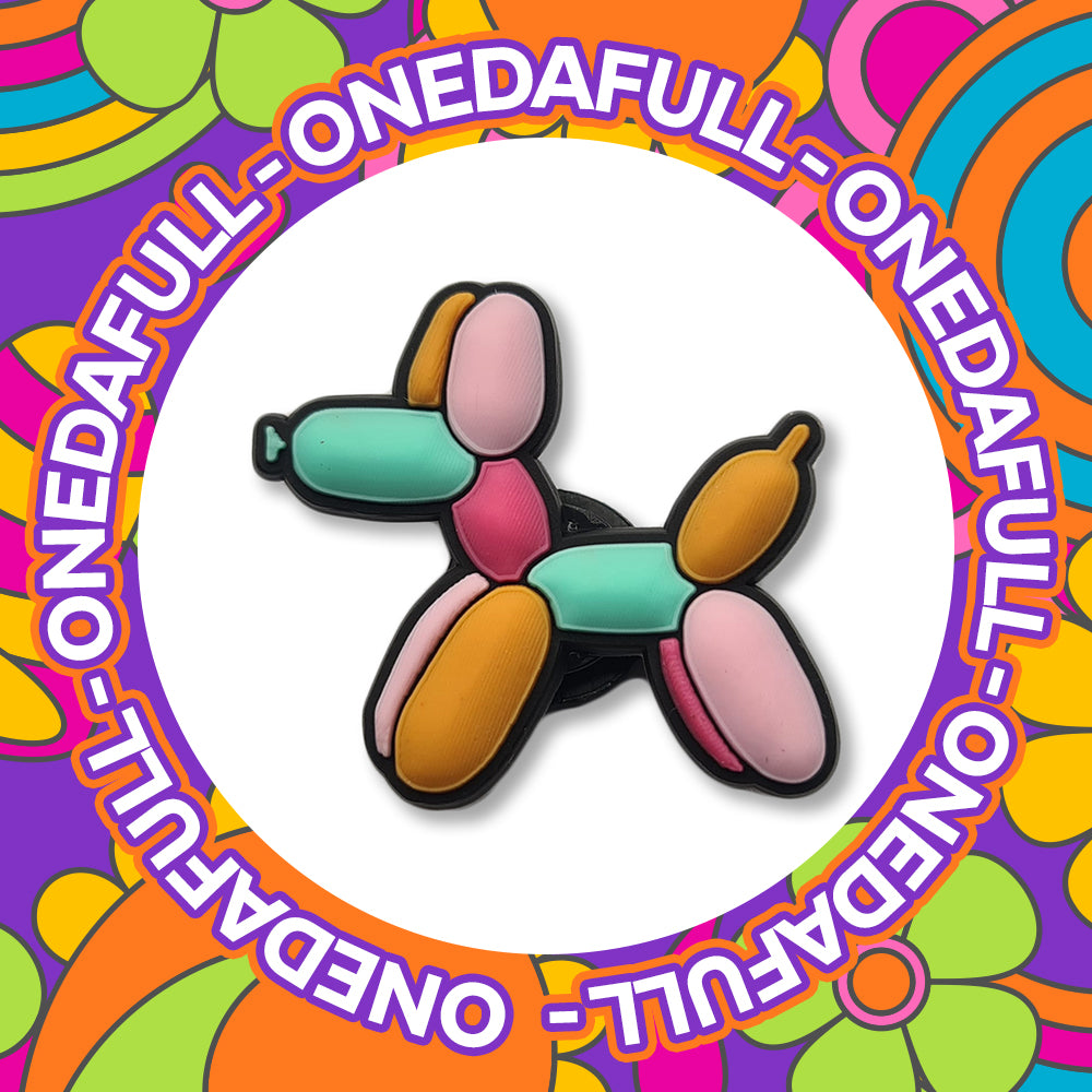 Blow Up Balloon Puppy Dog Croc Charm