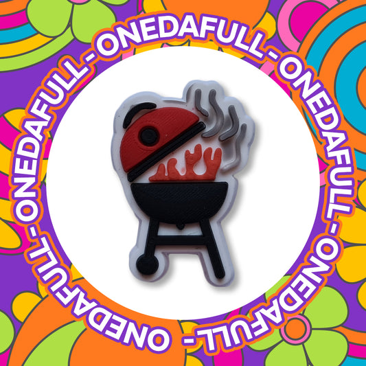 Sizzling BBQ Cooking Outdoor Party Camping Charm To Fit Crocs