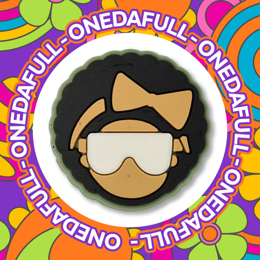 Black Queen Sunglasses Croc Charm