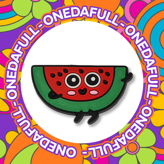 Happy Smiling Watermelon Clog Charm