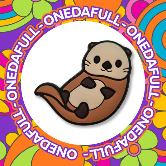 SUPER CUTE Chilling Baby Otter Charm To Fit Crocs/Clogs - PRETTY - Animal