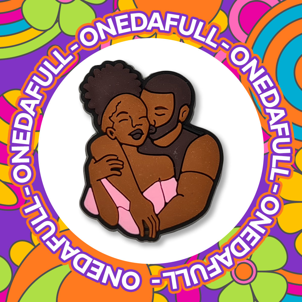 King & Queen Couple Croc Charm