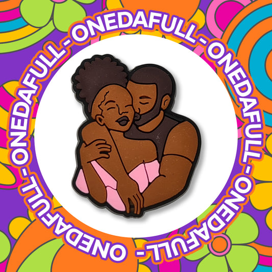 King & Queen Couple Croc Charm