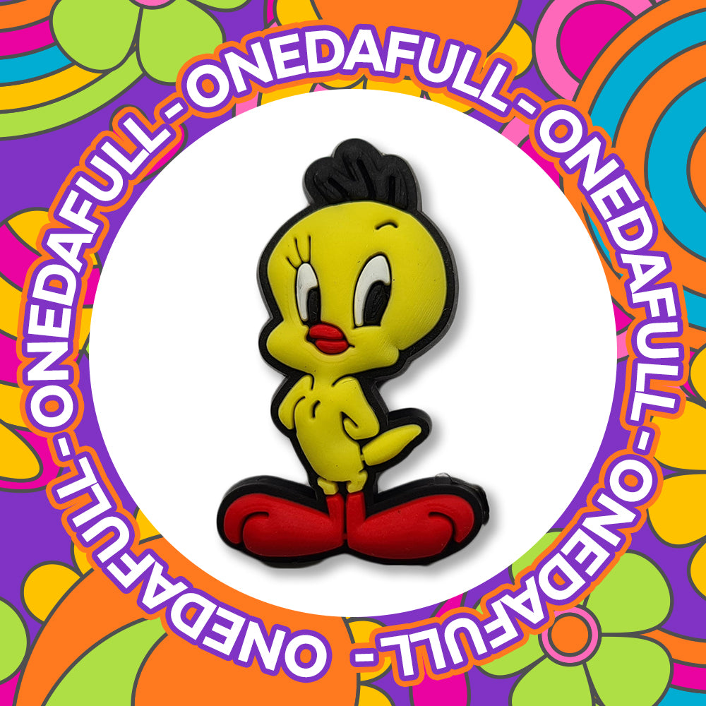 CARTOON - Charms For Crocs / Shoes - PVC - Tweety Pie - Decoration - CUTE - 3D