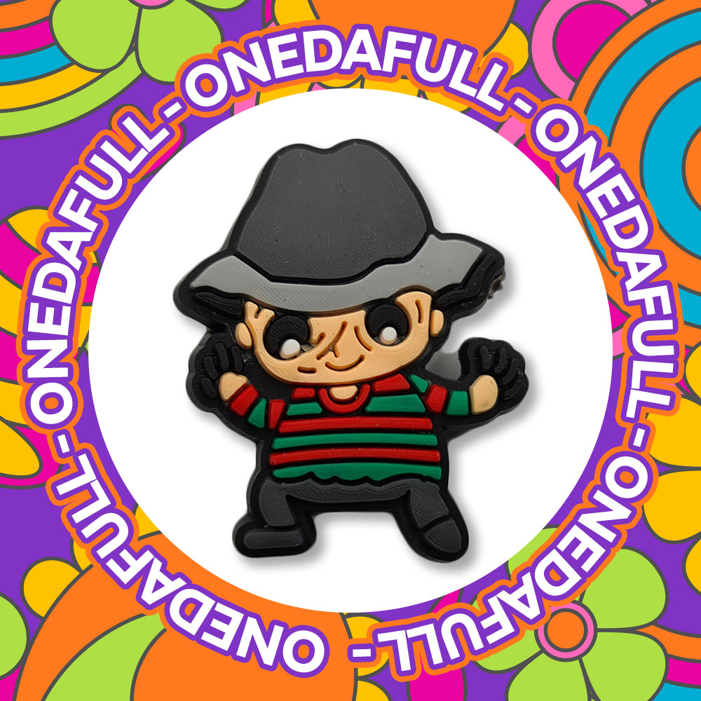 HORROR - Charms For Crocs / Shoes - PVC - BABY FREDDY KRUEGER - CUTE - SPOOKY
