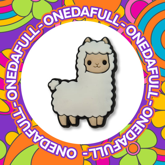 SUPER CUTE Baby Fluffy Alpaca Charm To Fit Crocs/Clogs - PRETTY - Animal