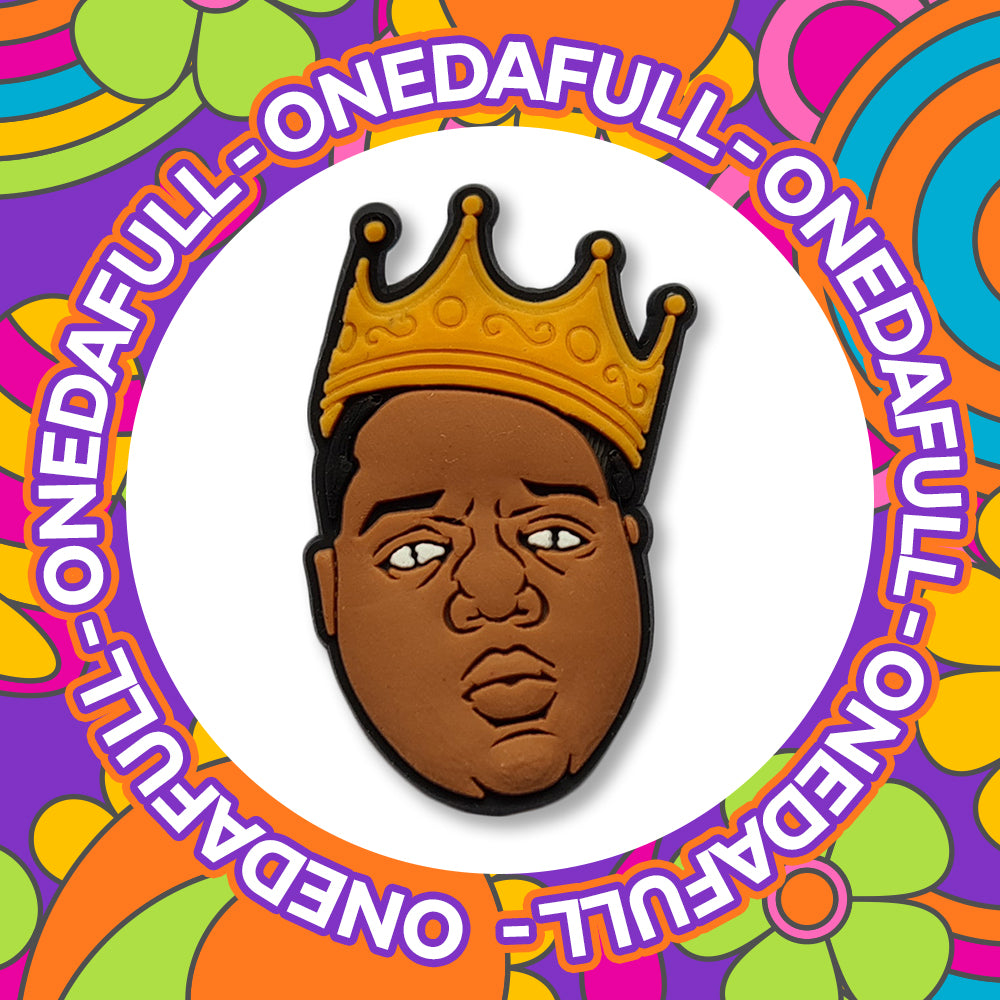 Notorious BIG Biggie Smalls 90s Rapper Hip-Hop Charm To Fit Crocs