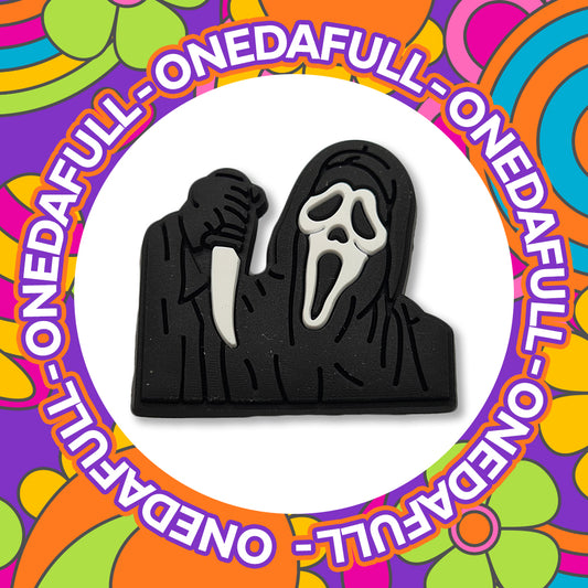 HORROR - Charms For Crocs / Shoes - PVC - Scream Mask Killer - CUTE - SPOOKY