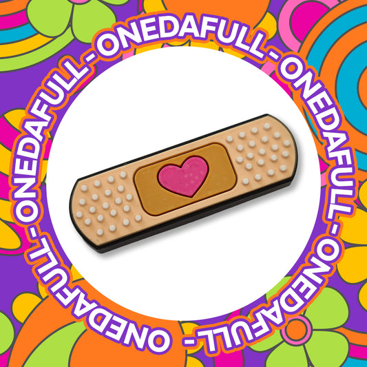 Super Cute Love Heart Band AidPlaster Charm To Fit Crocs/Clogs - Medical