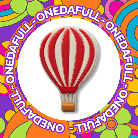 Red Hot Air Balloon Croc Charm