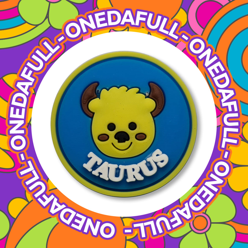 Super Cute Taurus Charm To Fit Crocs/Clogs - PVC - 3D - Star Sign Horoscope