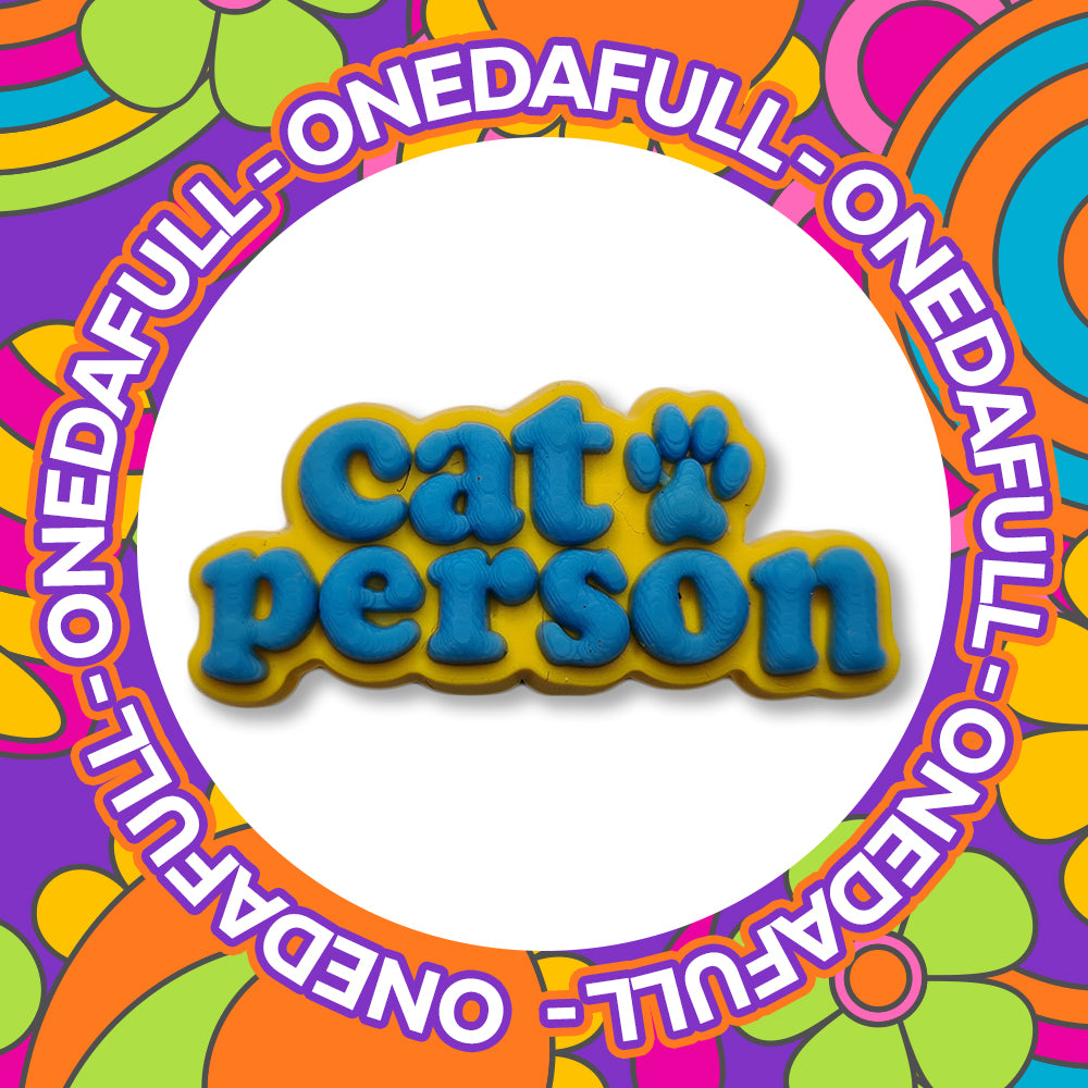 Cat Person 3D Croc Charm - Clog Decoration