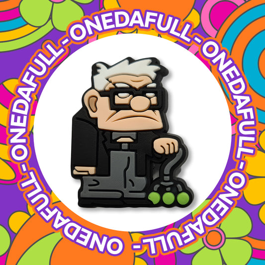 Old Man From Up - Elderly Man - Charms For Crocs / Shoes - PVC