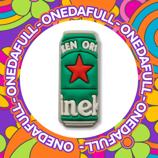 Super Cute Can Of Beer Lager Dad Lad Gift Tinny Charm To Fit Crocs/Clogs