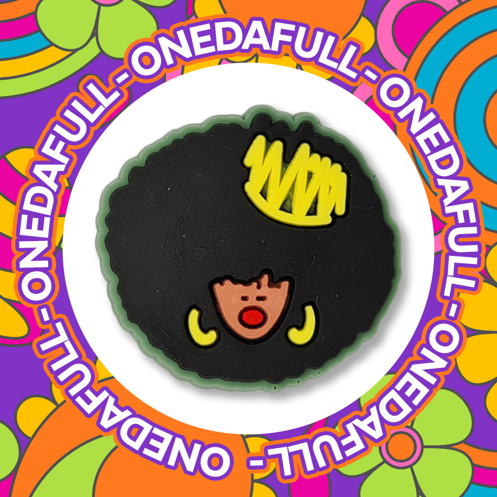 Black Queen Croc Charm