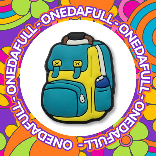 SUPER CUTE Back Pack Luggage Camping Charm To Fit Crocs/Clogs - 3D - Holiday