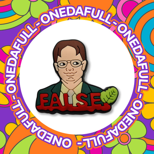 The Office - Dwight Schrute - Charms For Crocs / Shoes - PVC - Film - 3D - Funny