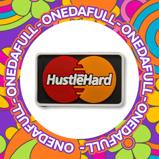 SUPER CUTE Hustle Hard Credit Card - Grafter - Charms For Crocs / Shoes - 3D