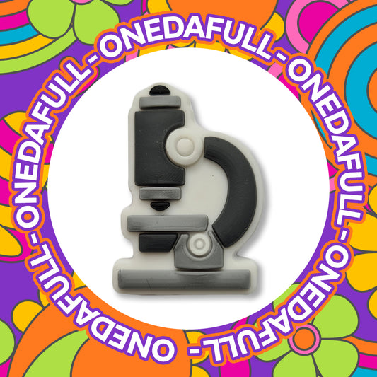Super Cute Microscope Charm To Fit Crocs/Clogs - Geek - Science - Lab