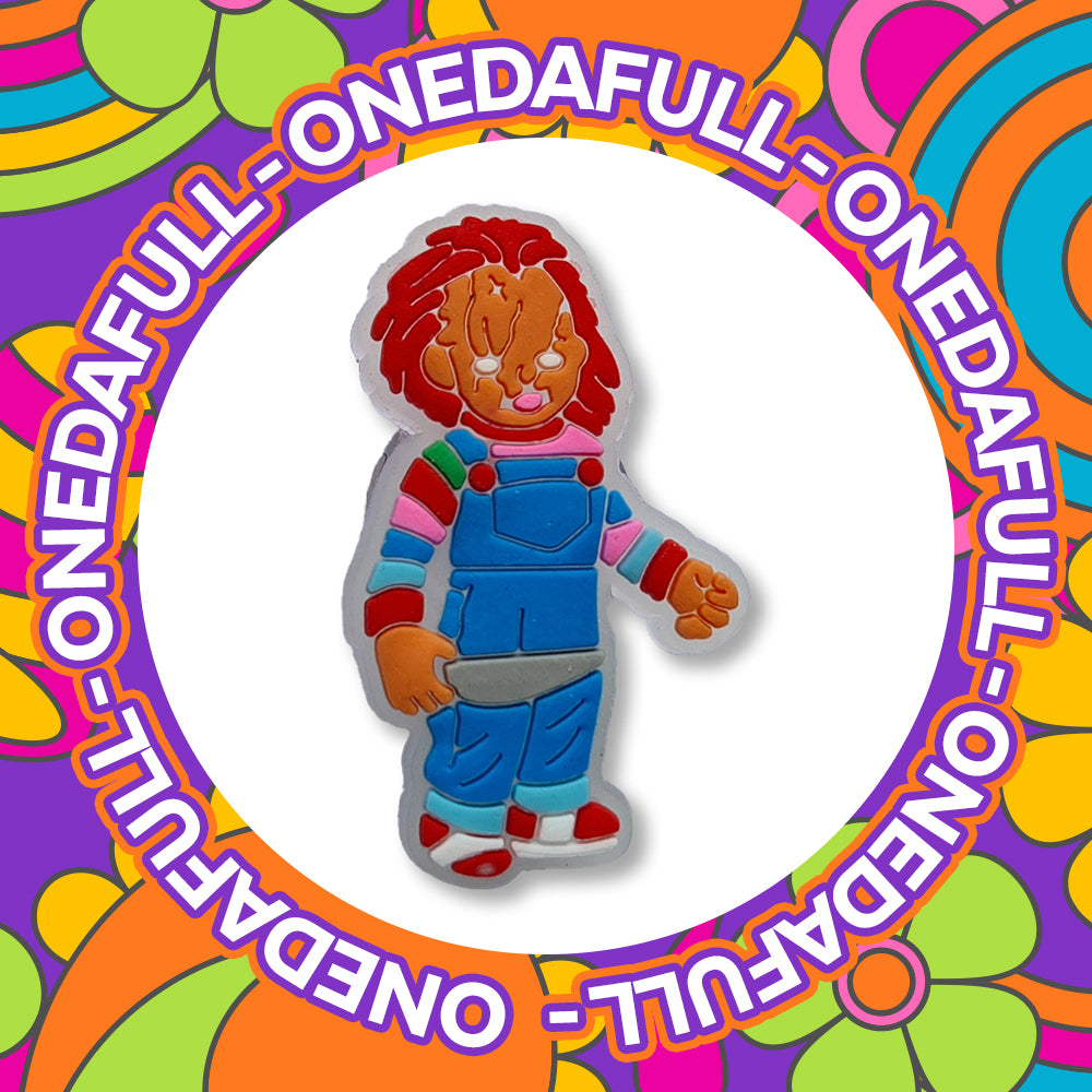 Glow In The Dark Chucky Doll Childs Play Charm To Fit Croc