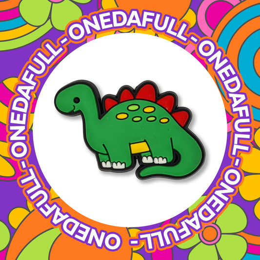 Baby Green Dinosaur Clog Charm