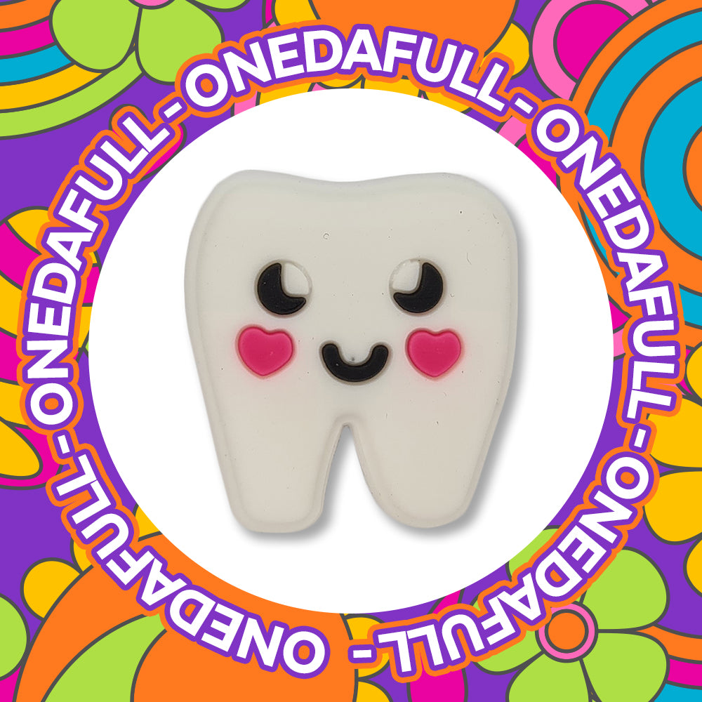 Smiling Happy Tooth Medical Dentist Clog Charm To Fit Crocs