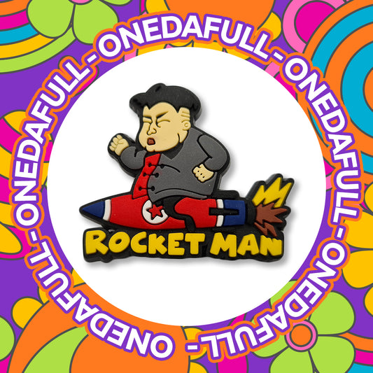 Super Funny Dictator Kim Jong-Un - Rocket Man - Charms For Crocs / Shoes - MEME