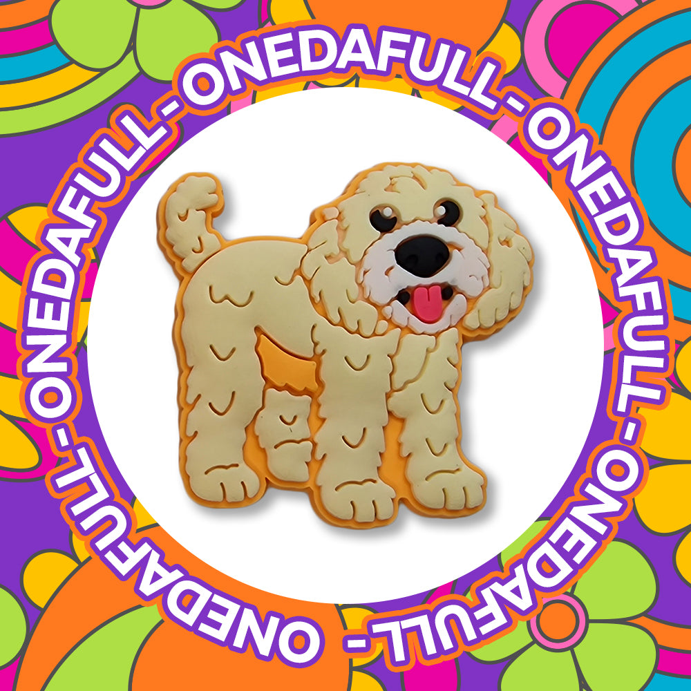 Super Cute Large Cockapoo Puppy Charm To Fit Crocs/Clogs - Dog