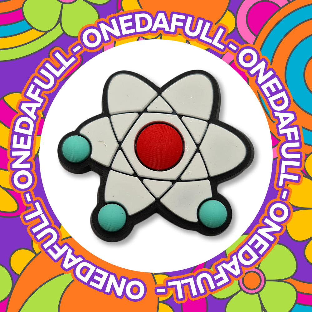 SUPER CUTE Chemistry Molecule GEEK Charm To Fit Crocs/Clogs - 3D - Science
