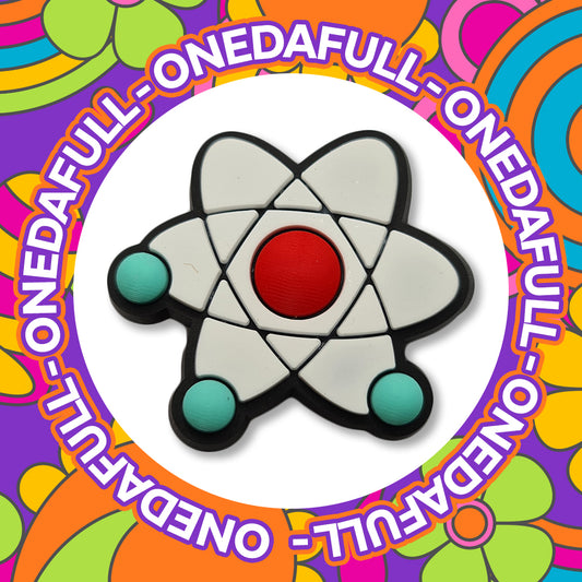 SUPER CUTE Chemistry Molecule GEEK Charm To Fit Crocs/Clogs - 3D - Science