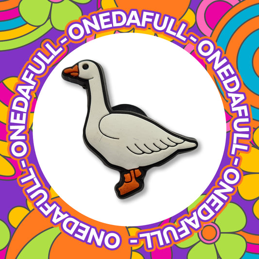 SUPER CUTE Goose - GEESE - Farm Charm To Fit Crocs/Clogs - Animal Bird