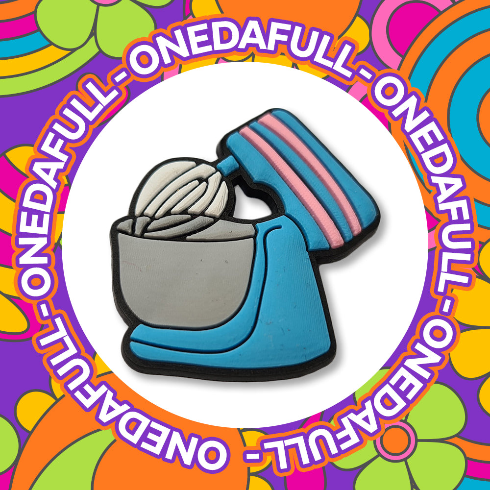 Super Cute Cooking Baking Food Mixer Dough Charm To Fit Crocs/Clogs - Chef - Food