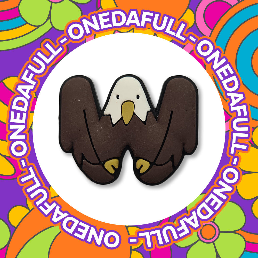 Super Cute Animal Letter W - Alphabet Charm To Fit Crocs/Clogs -Funny- Letters