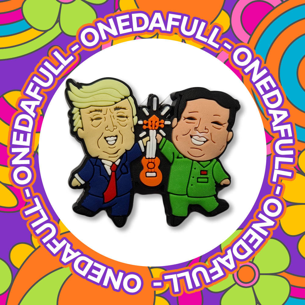 Super Funny Trump Dictator Kim Jong-Un - Rocket Man - Charms For Crocs / Shoes