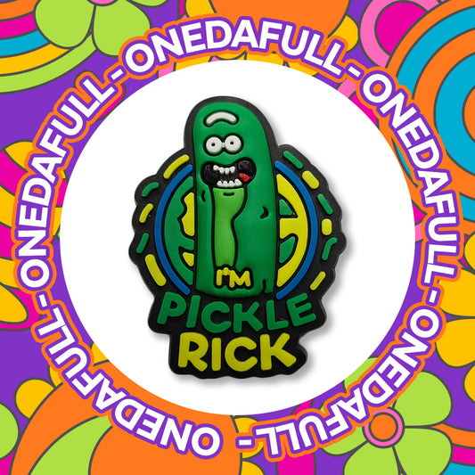 CARTOON - Charms For Crocs / Shoes - PVC - Rick & Morty - Pickle - CUTE - 3D