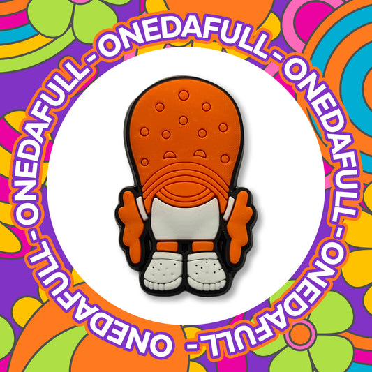 Super Cute Mini Orange Croc Mascot Man - PRETTY - Funny
