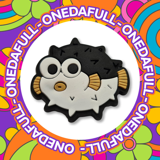 Super Cute BABY PUFFER FISH Charm To Fit Crocs/Clogs - Pretty - Ocean