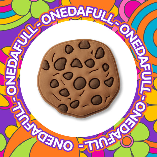 SUPER CUTE Chunky Choc Chip Cookie Charm To Fit Crocs/Clogs - Food Snack Funny